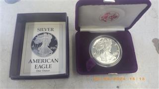 1989 S American Eagle Silver Dollar 1 OZ Proof